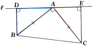 直角三角形の合同証明